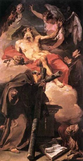 PITTONI, Giambattista Sts Jerome and Peter of Alcantara France oil painting art